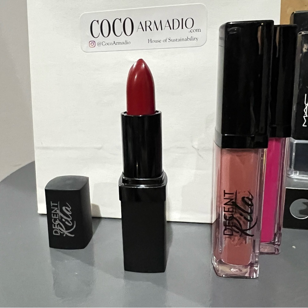 Iconic, is a classic red Canadian Lipstick